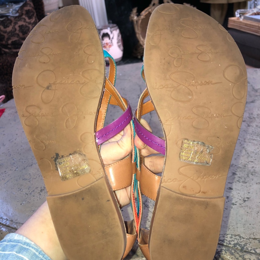 Jessica Simpson Neon Sandal - Picture 4 of 5